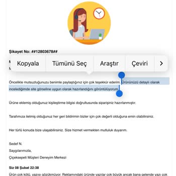 Çiçek Sepeti'nden Hayal Kırıklığı: Yanıltıcı Ürün Deneyimi
