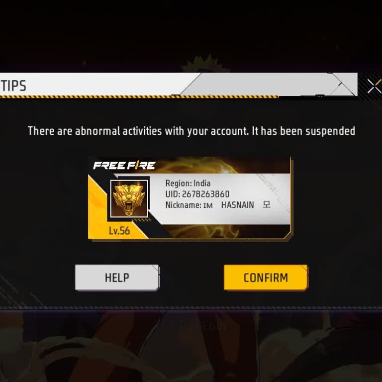 Garena Suspended My Free Fire Max Account Even Though I Am Not the Hacker