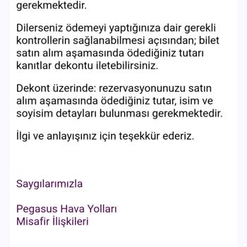 Pegasus'un İptal Edilen Uçuş Ve İade Sorunları