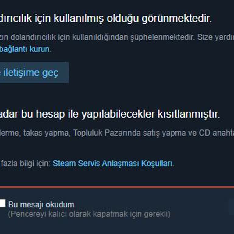 İade Edilen Oyun Ve Kapatılan Hesap Sorunu