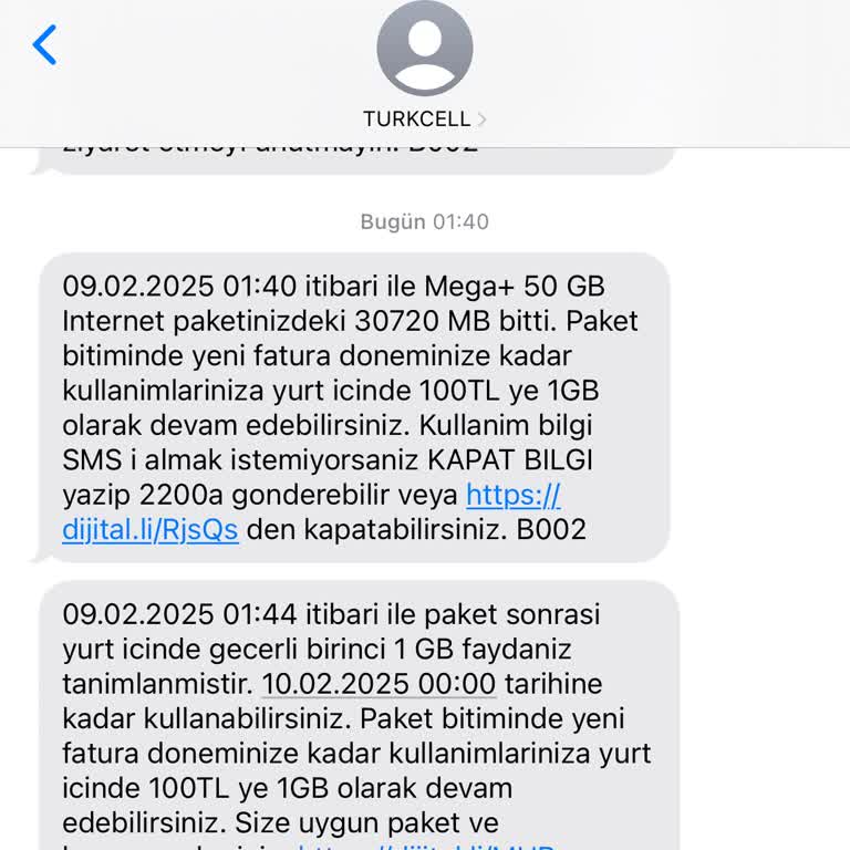 İstenmeyen İnternet Paketi Ve Yetersiz Destek