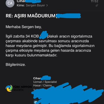 Türk Nippon Sigorta'nın Ödeme Sorumluluğunu Reddetmesi