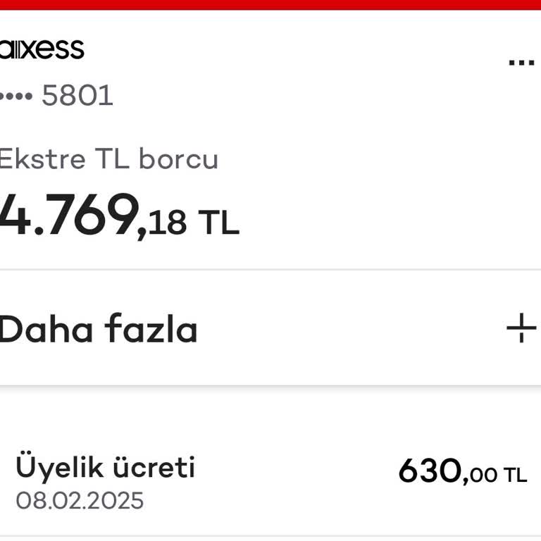 Akbank Kredi Kartı Aidatı İadesi Talebi
