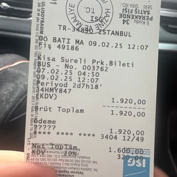 Otopark Giriş Hatası Ve Yüksek Ücret Şoku