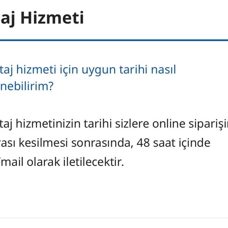 Montaj Hizmeti Eksikliği Ve İletişim Sorunu