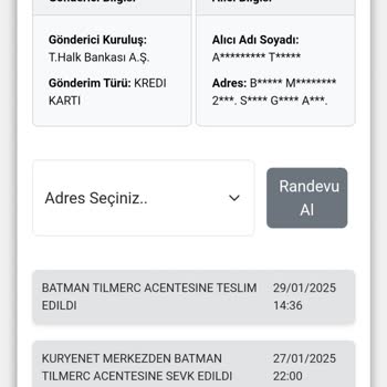 Kuryenet Teslimat Sorunu: Halkbank Kartım Hala Gelmedi!