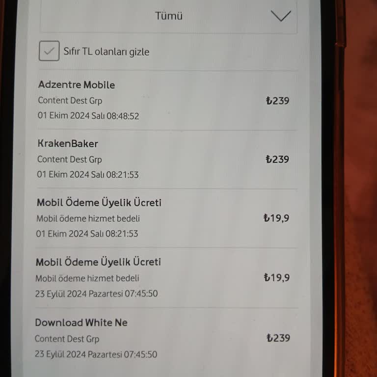 Vodafone Onaysız Mobil Abonelik Ve Ücret İadesi Talebi