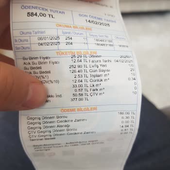 Beklenmedik İSKİ Faturası Şoku