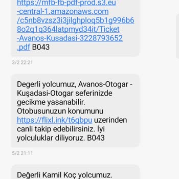 Otobüs Seferi Ertelemesi Ve Müşteri Hizmetleri Sorunu