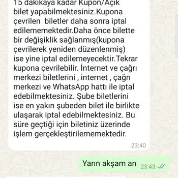Otobüs Seferi Ertelemesi Ve Müşteri Hizmetleri Sorunu