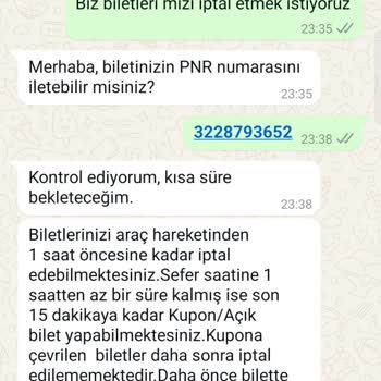 Otobüs Seferi Ertelemesi Ve Müşteri Hizmetleri Sorunu