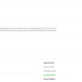 Yanlış Sipariş Ve Yetersiz Çözüm