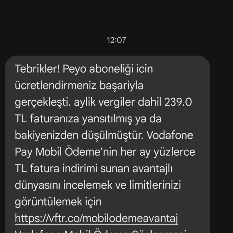 Yetkisiz Abonelik Ücreti Ve İptal Talebi