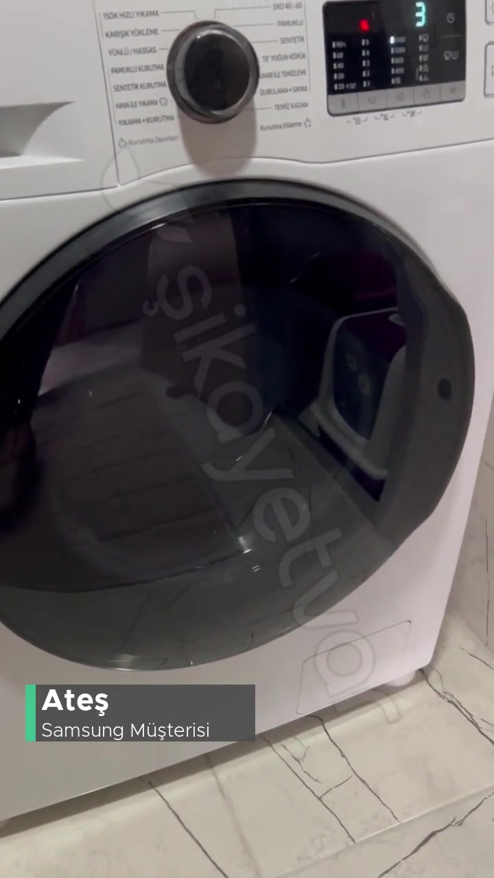 Samsung Çamaşır Makinesi Ses Sorunu! videonun kapak resmi