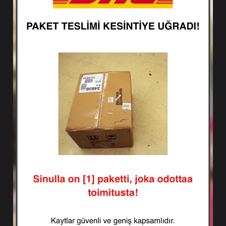 Yanıltıcı Kargo Mailleri Ve Bilgi Güvenliği Sorunu