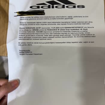 Adidas Ayakkabının Kalite Sorunu Ve Yanlış İnceleme