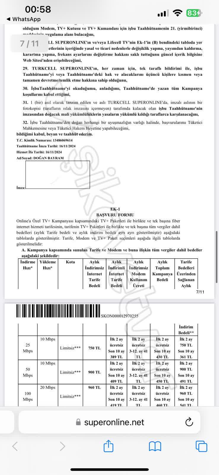 Superonline Sahte İmza Skandalı: Müşteri Hakları İhlali - Şikayetvar