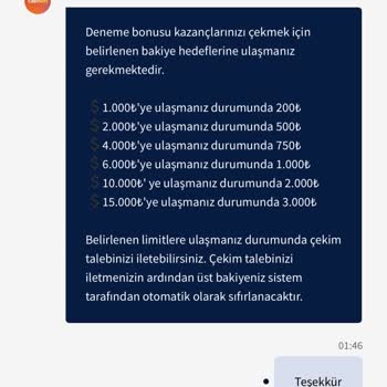 Deneme Bonusu Ve Çekim Talebi Sorunu