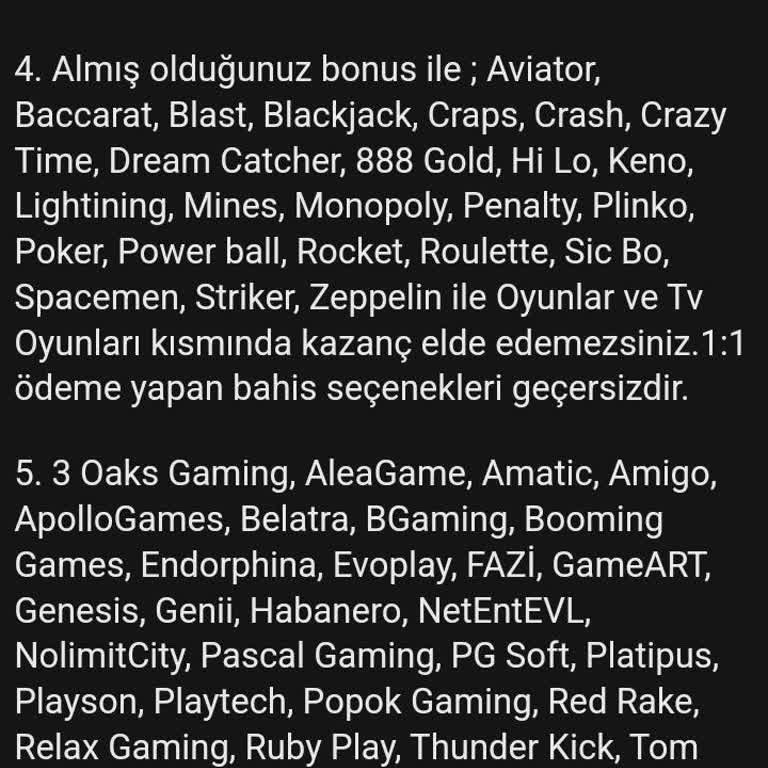 Bonus Kuralları Karmaşası