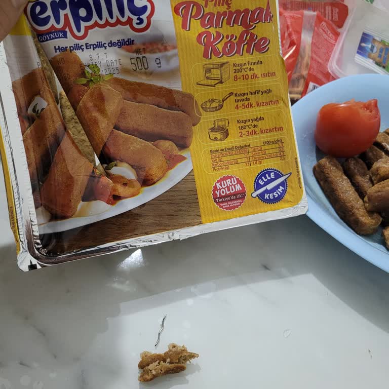 Erpiliç Parmak Köfte İçinde Metal Parça Şoku