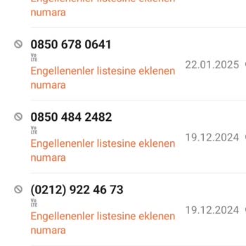 Sürekli Arayan Rahatsız Edici Firma