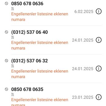 Sürekli Arayan Rahatsız Edici Firma