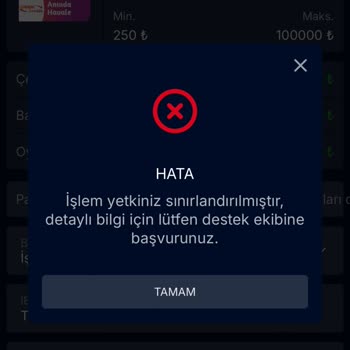 Betoffice Sitesinde Çekim İşlemleri İçin Zorlayıcı Kurallar