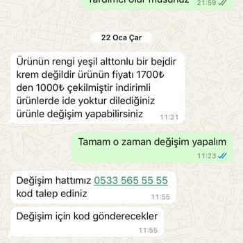 Yanıltıcı Ürün Rengi Ve İade Sorunu