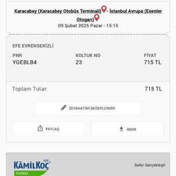 Yanlış Koltuk Ve Gecikme Sorunu