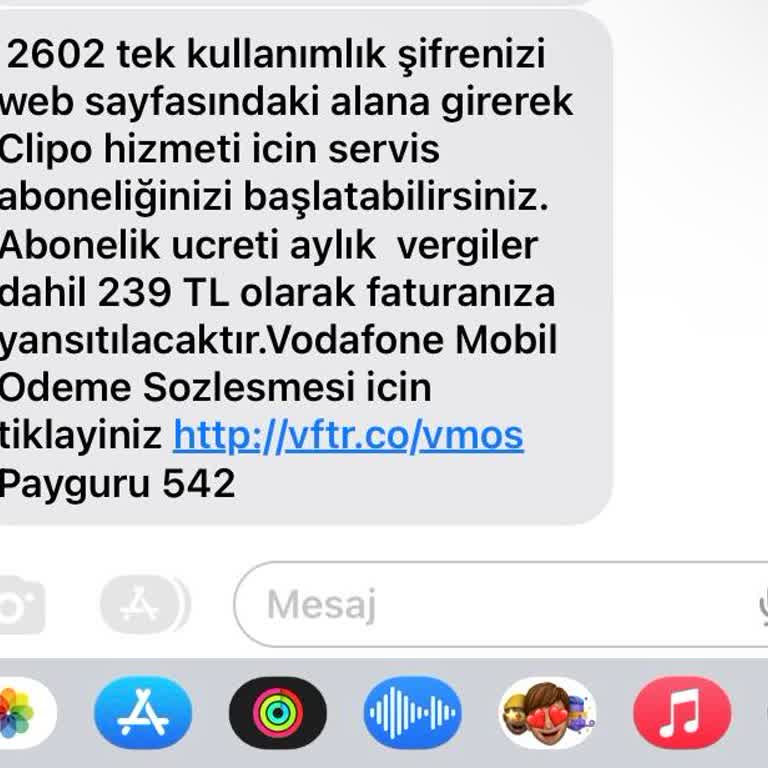 Vodafone Clipo Abonelik Ücreti