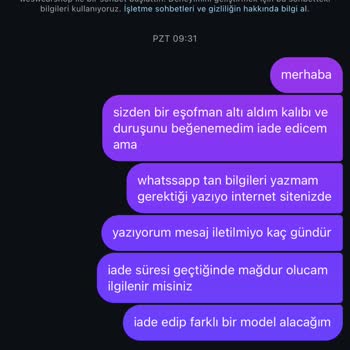 İade Sürecinde İlgisizlik Ve Gecikme