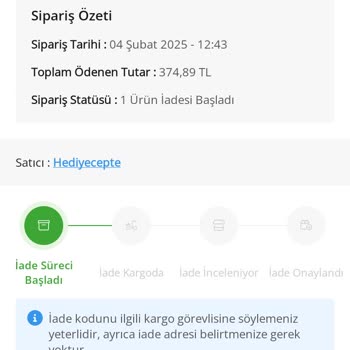 Yanlış Ürün Ve Hasarlı Paketleme Mağduriyeti