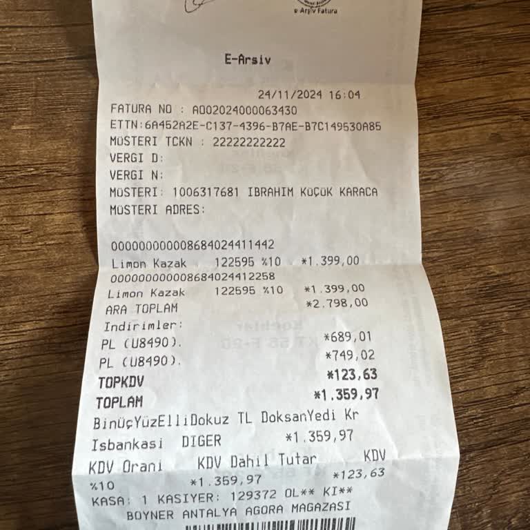 Boyner'de Kalitesiz Ürün Ve Kötü Müşteri Hizmeti