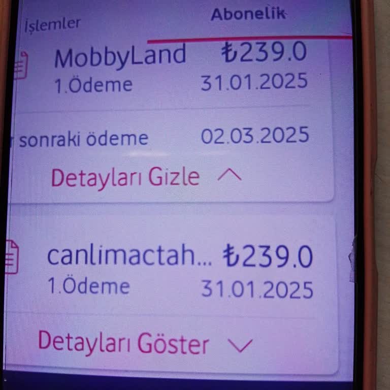 Vodafone Üzerinden İzinsiz Üyelik Şoku