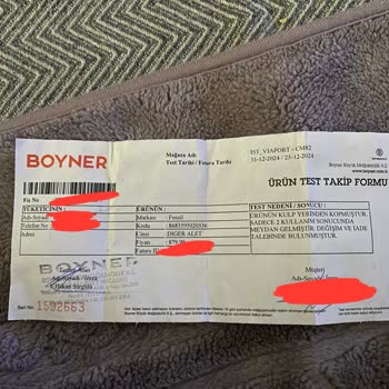 Boyner'den Aldığım Çanta Sorunu Ve Yetersiz Müşteri Hizmeti