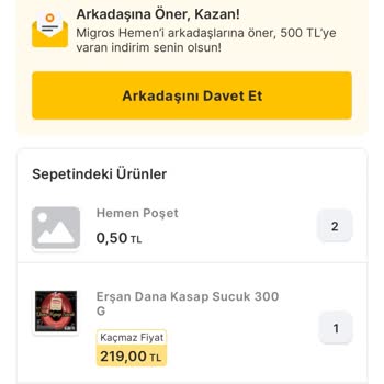 Migros Hemen Siparişim Eksik Geldi Bekletiliyorum