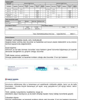 Zorunlu Olmayan Sigortalar İçin Haksız Kesinti