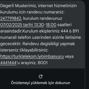 Türk Telekom'un Belirsiz Randevu Süreci Ve İletişim Eksikliği
