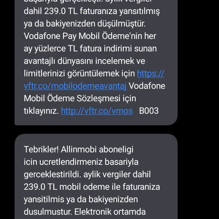 Allinmobi Üyeliği Bilgim Dışında Oluşturuldu Ve Ücret İadesi Talep Ediyorum