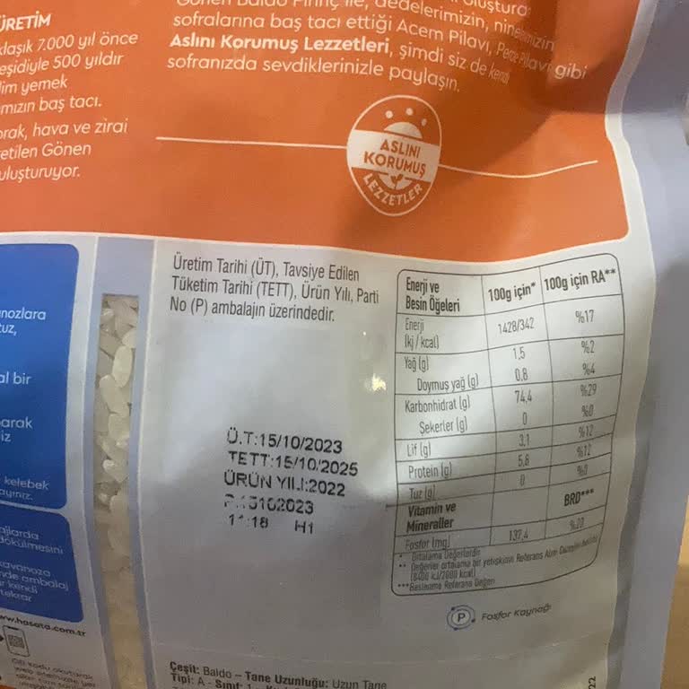 Rutubet Kokusu Ve Tadıyla Hayal Kırıklığı Yaratan Baldo Pirinç