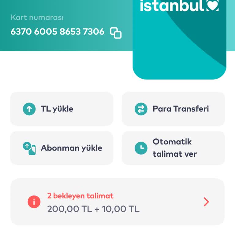 İstanbul Kart Yükleme Sorunu