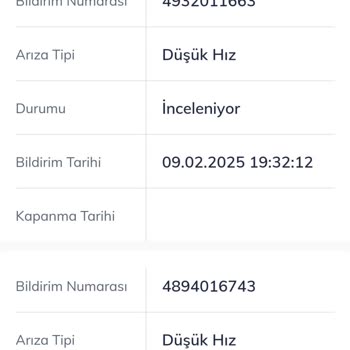 Fiber İnternette Sürekli Kopma Ve Yetersiz Destek