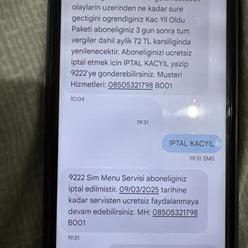 Akıllı Saat Tarifesi Üzerine Ek Paket Sorunu