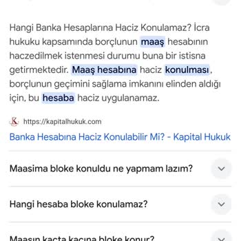 Maaş Hesabına Konulan Bloke Sorunu