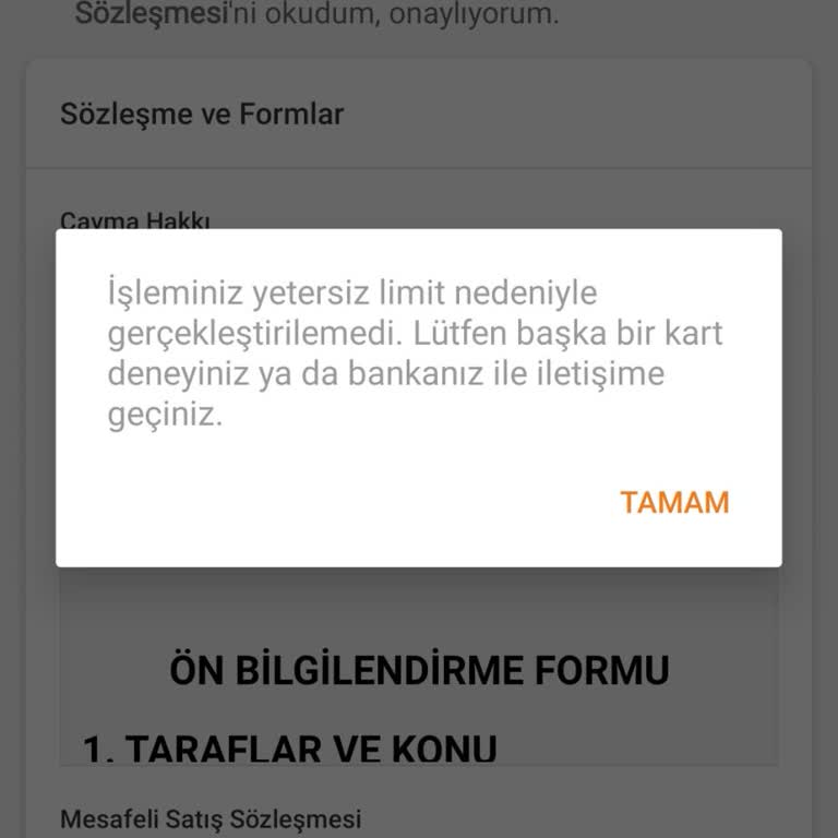 Harçlık Avans Kullanımında Yetersiz Bakiye Sorunu