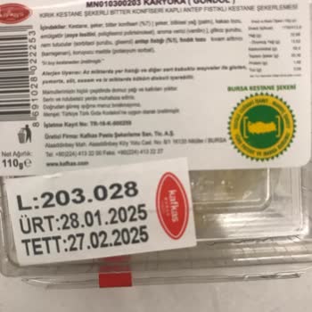 Kafkas Kestane Şekeri: Kimyasal İçerik Ve Glikoz Şurubu Şoku