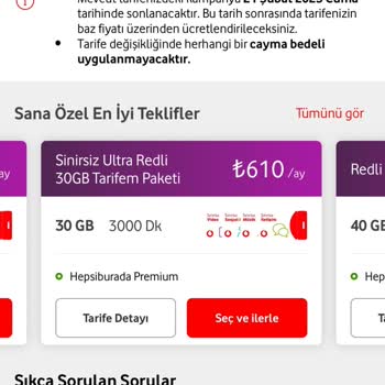 Vodafone'un Taahhüt Ve Fiyat Politikası İle Mağduriyet Yaşıyorum