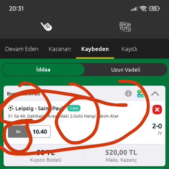 Bahis Kazanmasına Rağmen Kupon Hatalı Görünüyor