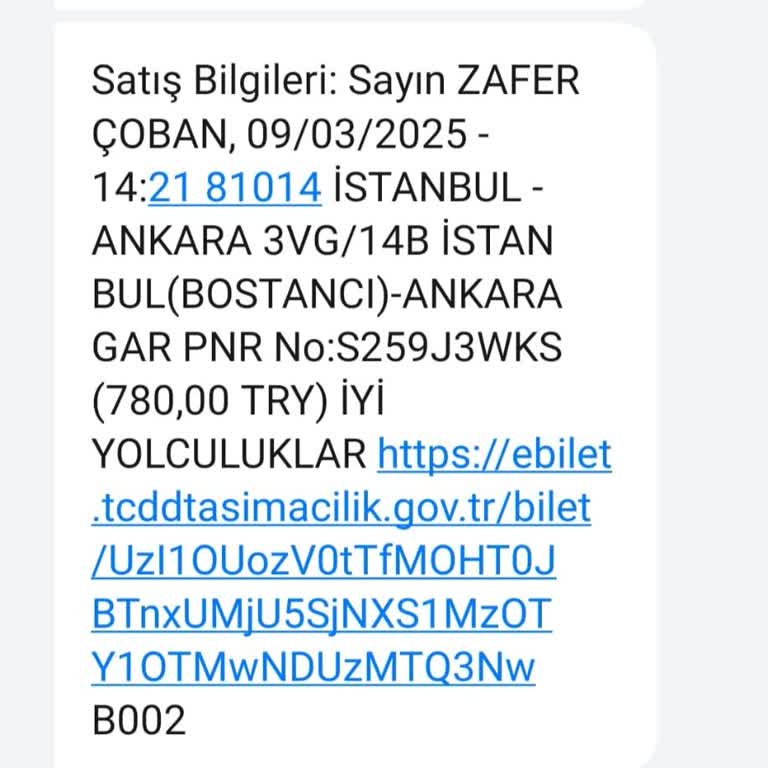 TCDD Bilet Tarihi Yanlışlıkları Ve Çözüm Eksikliği
