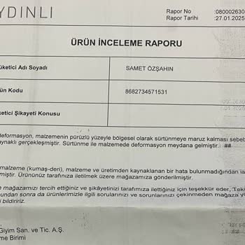 US Polo Deri Montta Erken Deformasyon Sorunu
